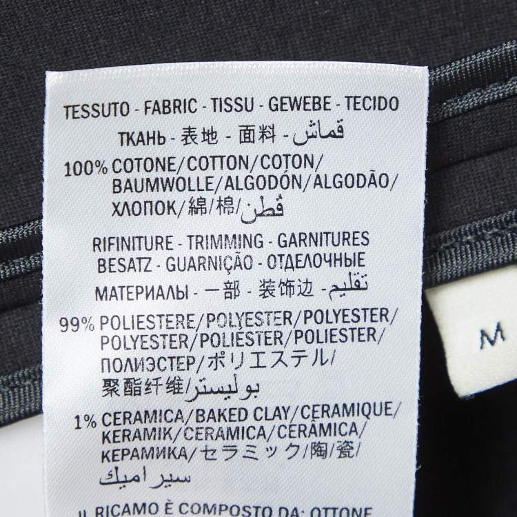 مملوكة مسبقًا Gucci Black Sequin Embellished Neoprene Sweatshirt M