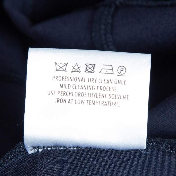 Pre Owned Gucci Navy Blue Jersey Short Dress XL