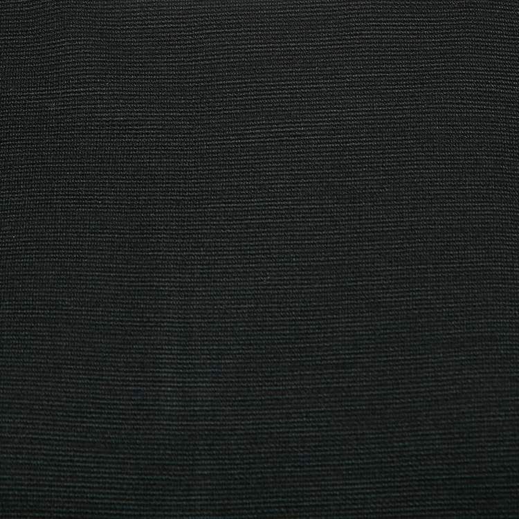 Pre Owned Gucci Black Wool Blend Knit Buckle Detail Short Dress M
