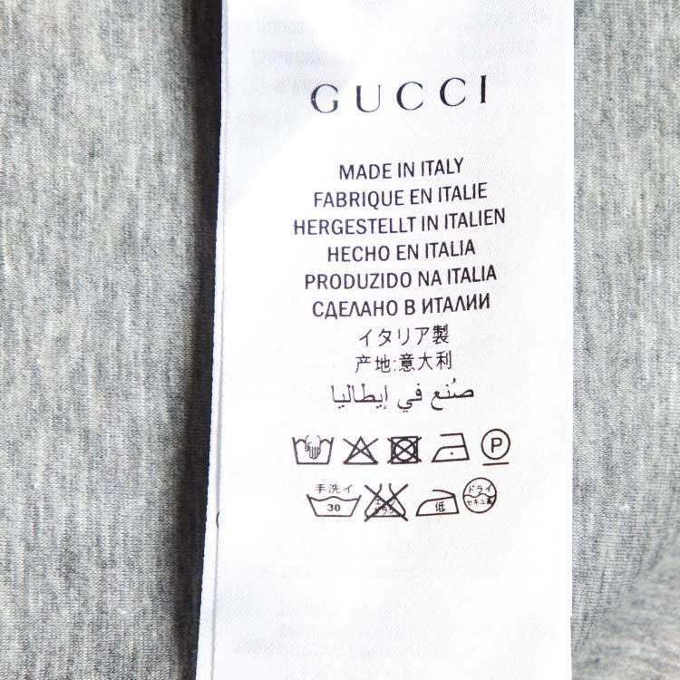 مملوكة مسبقًا Gucci Multicolor Floral Print Cotton Sequined Sweatshirt S