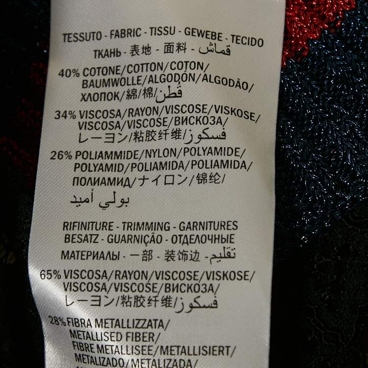 Pre Owned Gucci Black Modern Future Sequin Embroidered Lace Hoodie XXS
