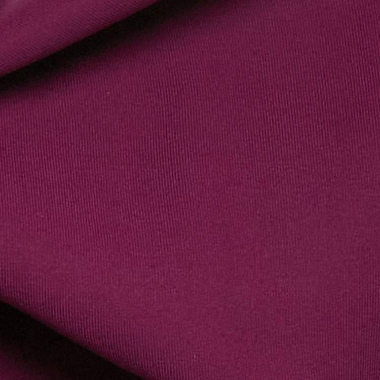 Pre Owned Gucci Magenta Pink Silk Belted Draped Detail Jumpsuit S 