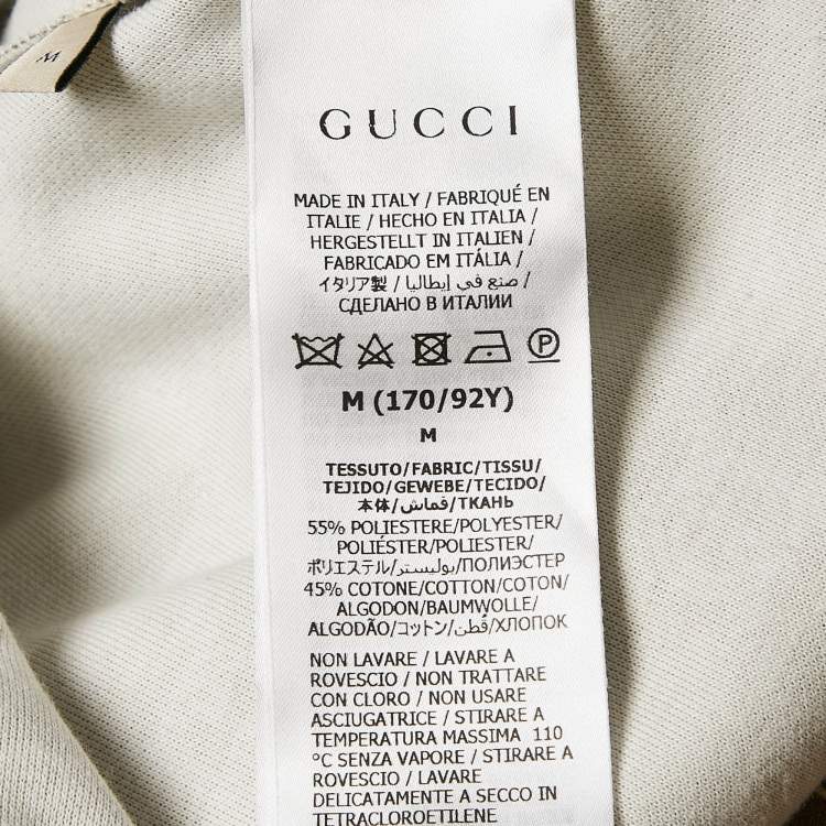 Pre Owned Gucci Khaki Green GG Supreme Logo Print Mini High Neck Dress M