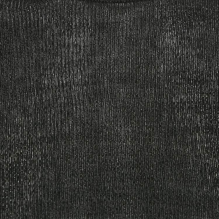 Pre Owned Gucci Black Modal Jersey Long Sleeve Top XS