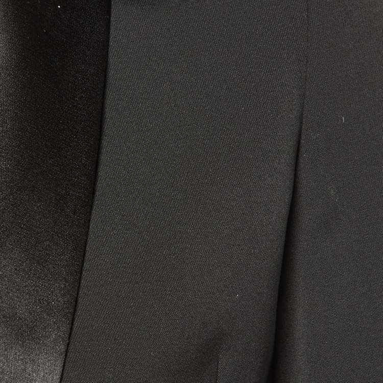 Pre Owned Gucci Black Wool Tuxedo Blazer S