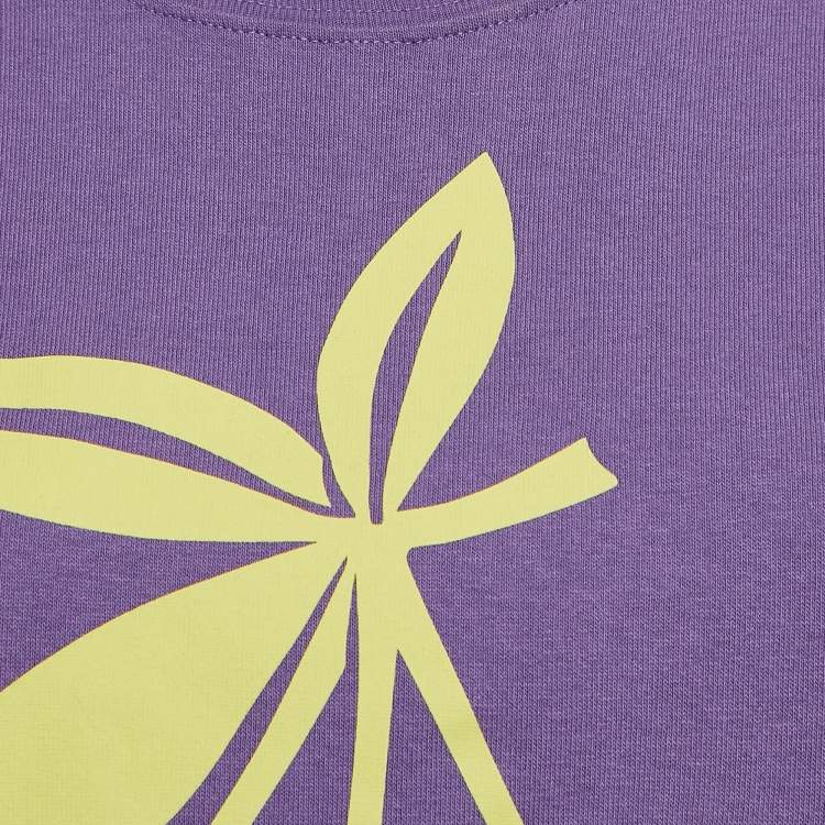 Pre Owned Gucci Purple Cherry Print Jersey Crew Neck T-Shirt XS