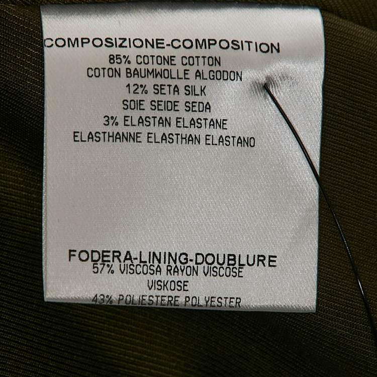 Pre Owned Gucci Brown Cotton Mini Skirt M