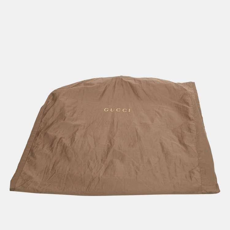 Pre Owned Gucci Black Wool Felt Double Breasted Coat L