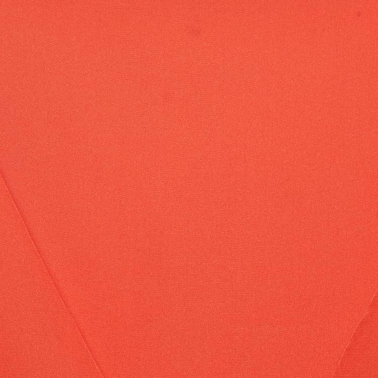 Pre Owned Gucci Red/Purple Silk Layered Sleeveless Mini Dress S