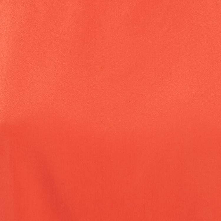 Pre Owned Gucci Red/Purple Silk Layered Sleeveless Mini Dress S