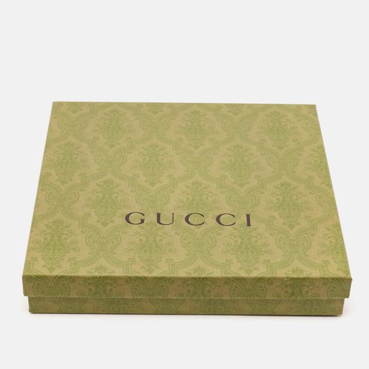 Pre Owned Gucci Brown GG Supreme Print Mesh Tights S