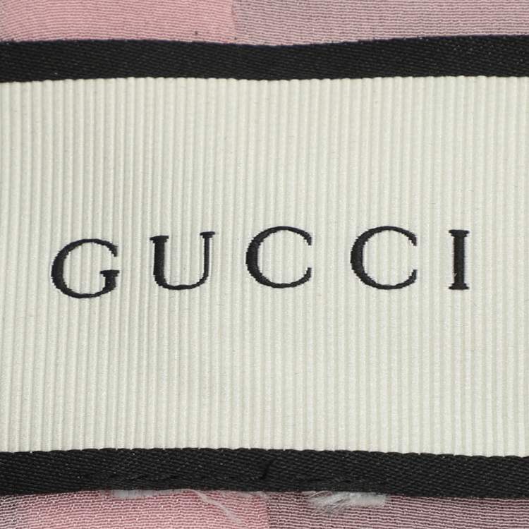 Pre Owned Gucci Black Leather Embellished Jacket M