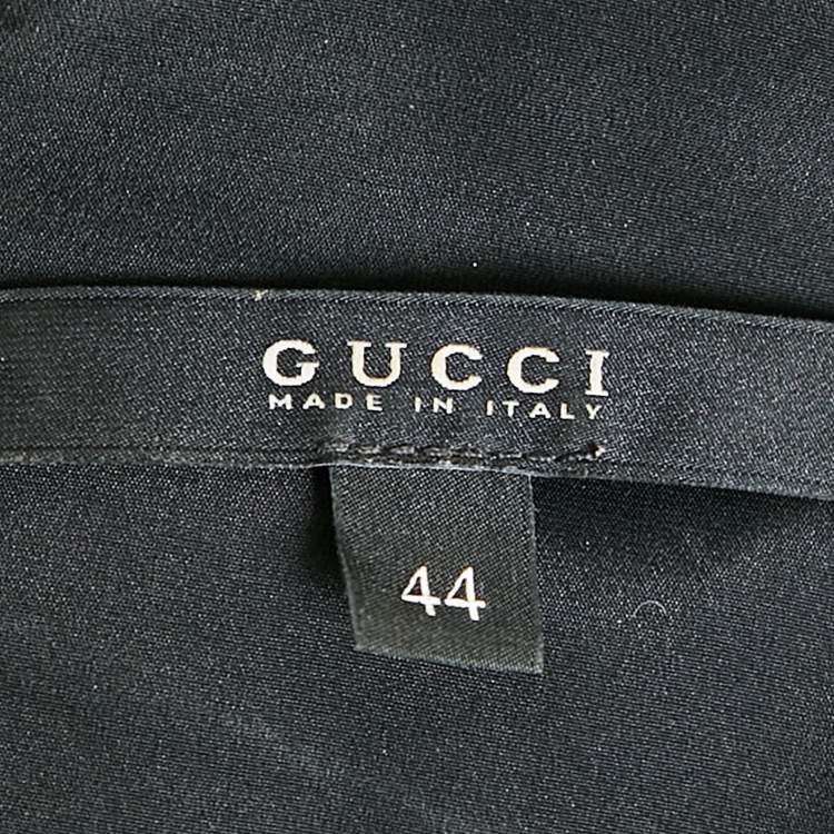 مملوكة مسبقًا Gucci Brown Knit Belt Detail Mini Dress M