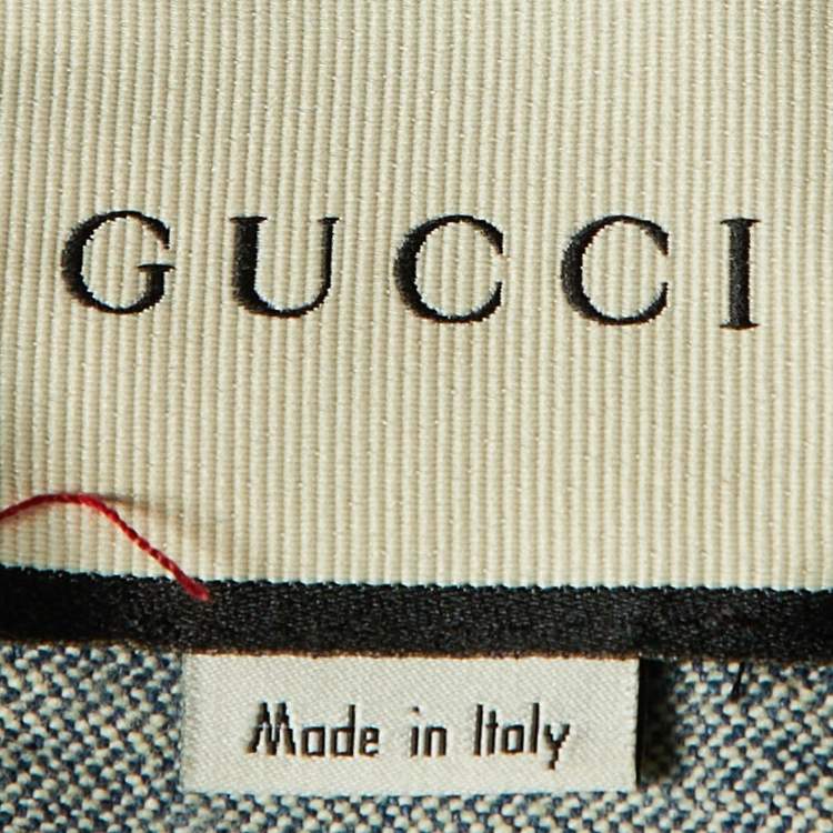 Pre Owned Gucci Navy Blue Denim Flared Leg Jeans M ( Waist 29")