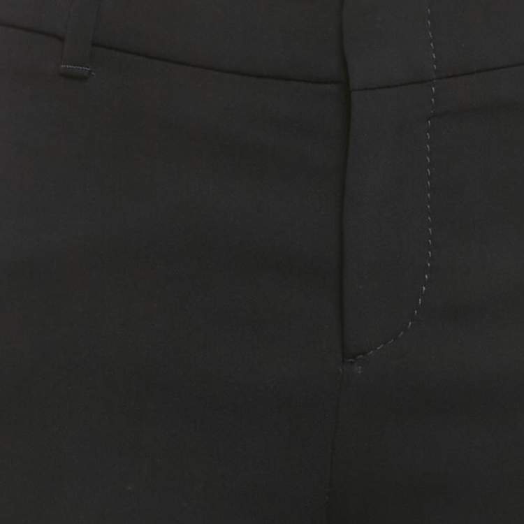 Pre Owned Gucci Black Crepe Tailored Trousers S