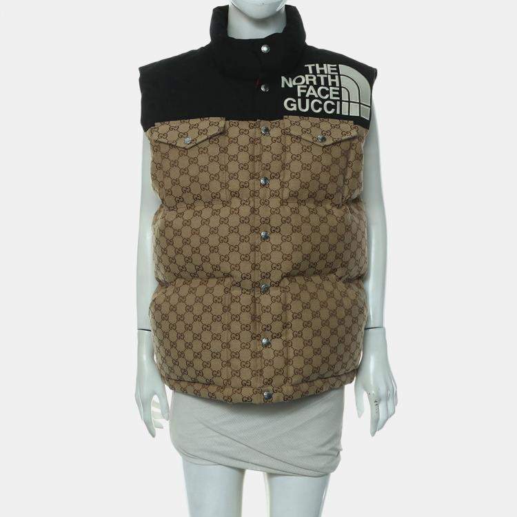 Pre Owned Gucci x The North Face GG Puffer Vest