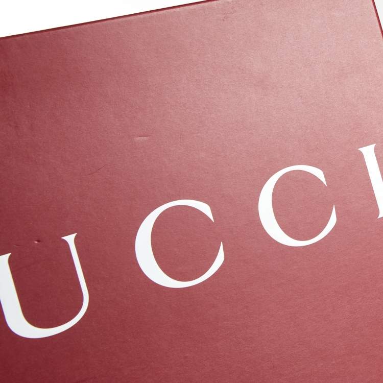 مملوكة مسبقًا Gucci Brown Square G Jacquard Wool Wide Leg Trousers M