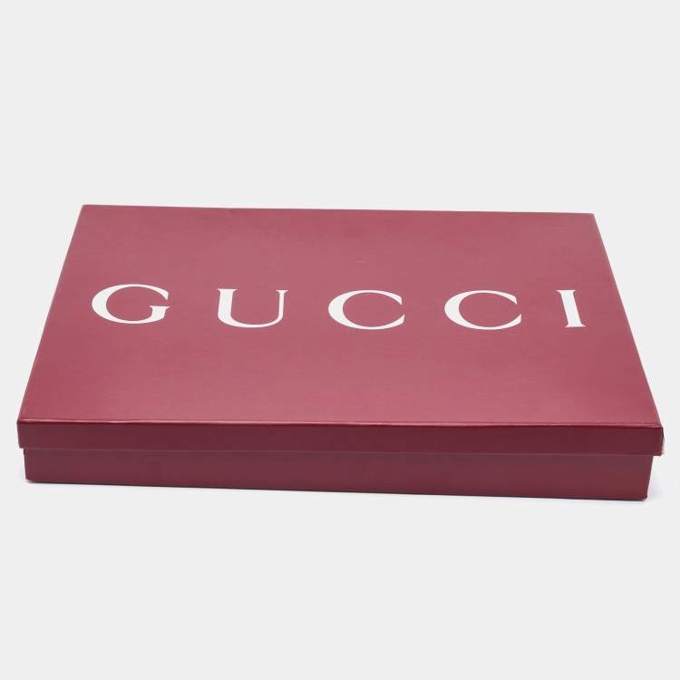 مملوكة مسبقًا Gucci Brown Square G Jacquard Wool Wide Leg Trousers M