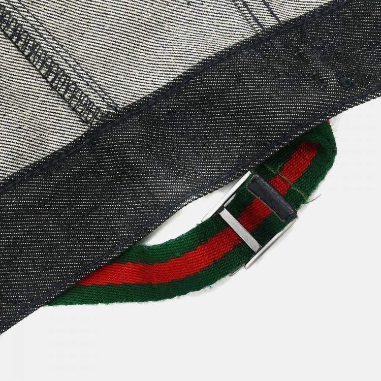 مملوكة مسبقًا Gucci Black Denim Jacket 