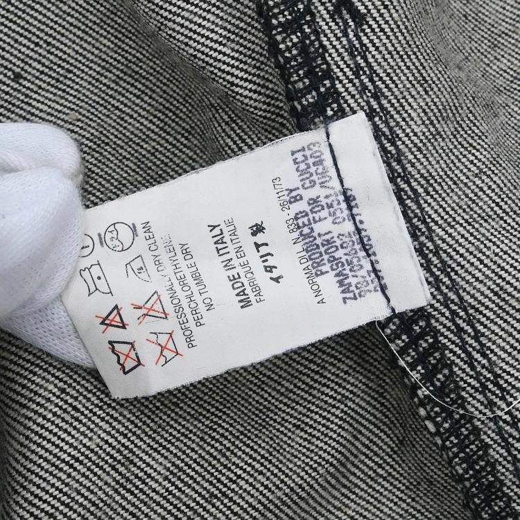 مملوكة مسبقًا Gucci Black Denim Jacket 