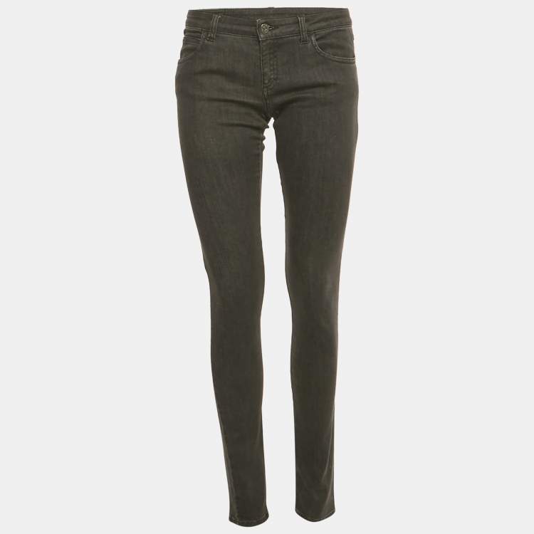 Pre Owned بنطلون جينز غوتشي فيوسوكس دِينِم أسود صغير