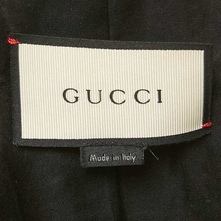 مملوكة مسبقًا Gucci Pink Tweed Button Front Jacket S