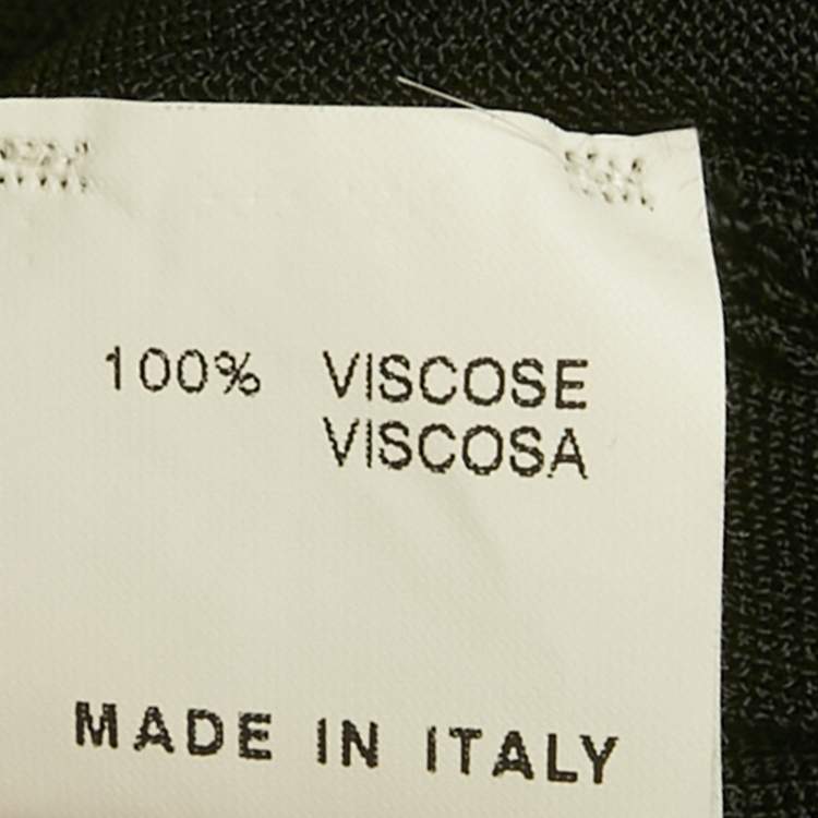 Pre Owned Gucci Black Jersey Tank Top S