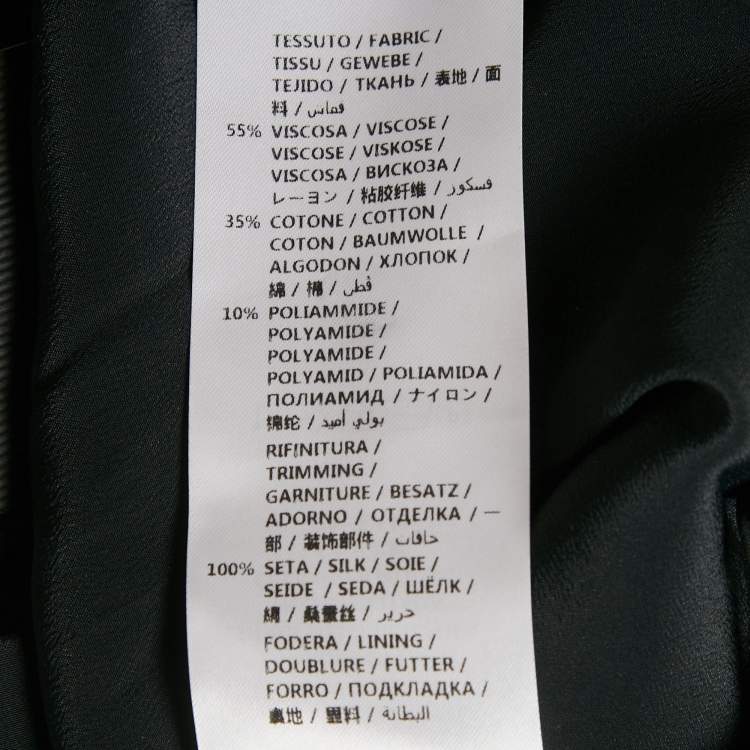 Pre Owned Gucci Black Lace Elasticized Waist Shorts S