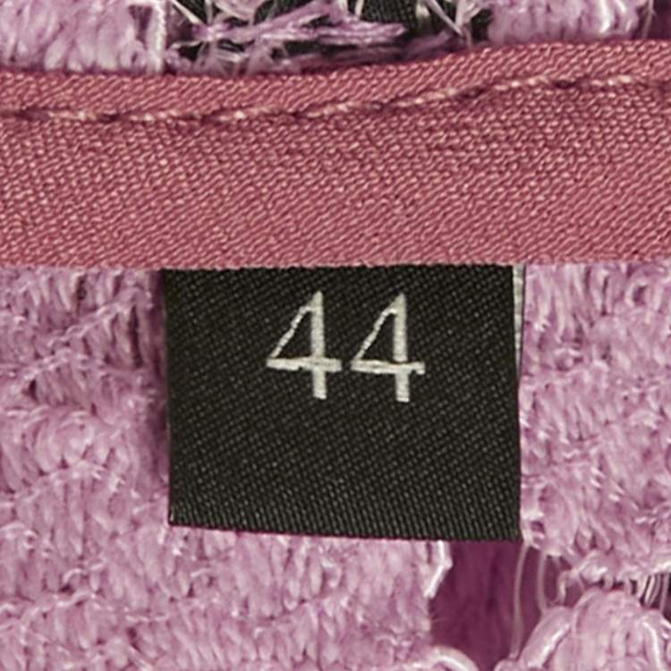 مملوكة مسبقًا Gucci Lace Pink Lace Tailored Pants Suit S