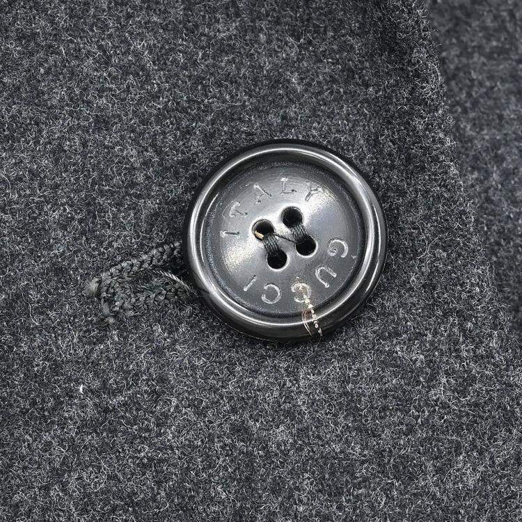 مملوكة مسبقًا Gucci Single Breasted Jacket Gray M