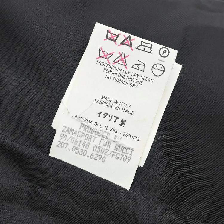 مملوكة مسبقًا Gucci Single Breasted Jacket Gray M