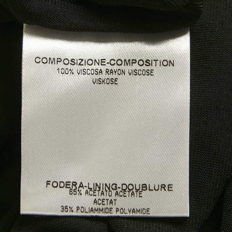 Pre Owned Gucci Black Lurex Sleeveless Top M