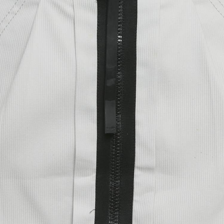 Pre Owned Gucci Light Grey Corduroy Mini Skirt S