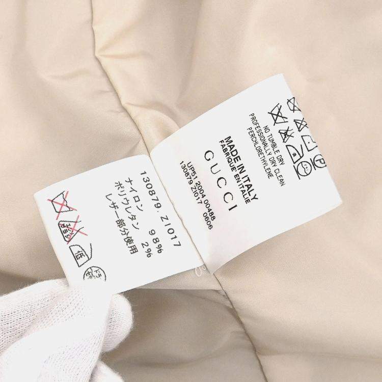 Pre Owned Gucci Coat Beige UP51 Size  M