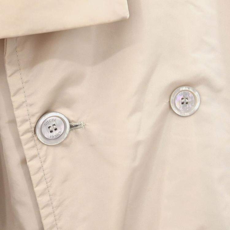Pre Owned Gucci Coat Beige UP51 Size  M