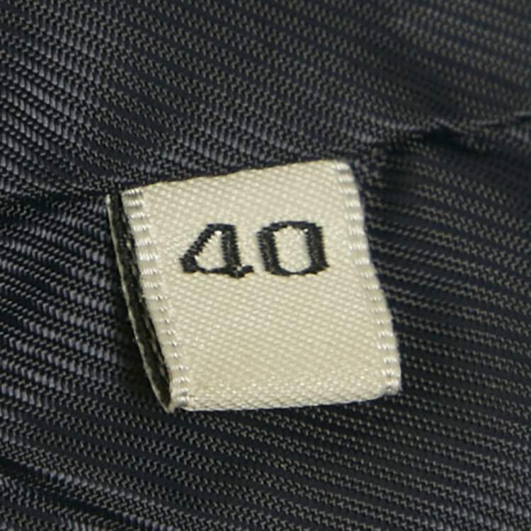 Pre Owned Gucci Black Pineapple Jacquard Gabardine Blazer S