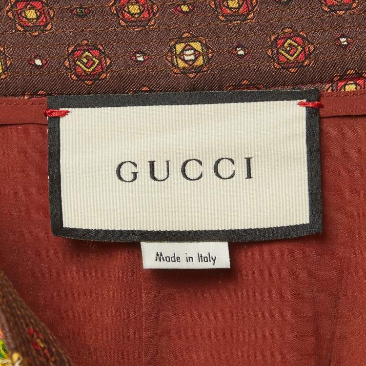 Pre Owned Gucci Multicolor Tweed Shorts S