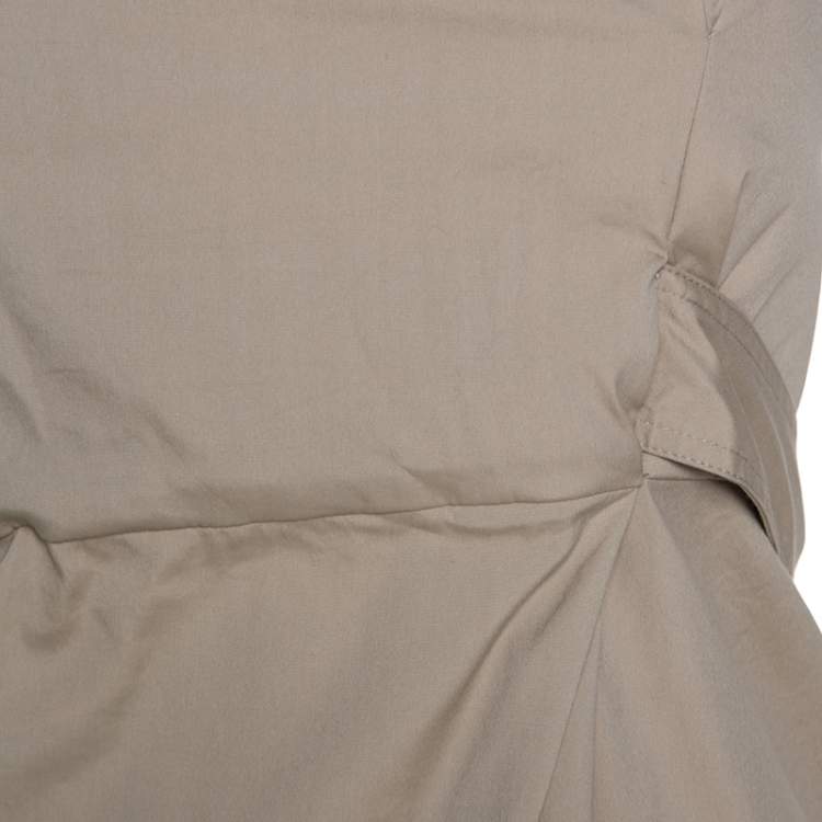 Pre Owned Gucci Beige Cotton Sleeveless Top M