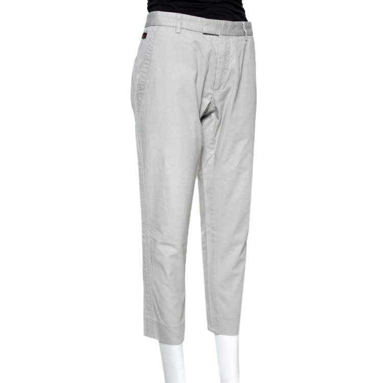 Gucci Web-detail trousers - White