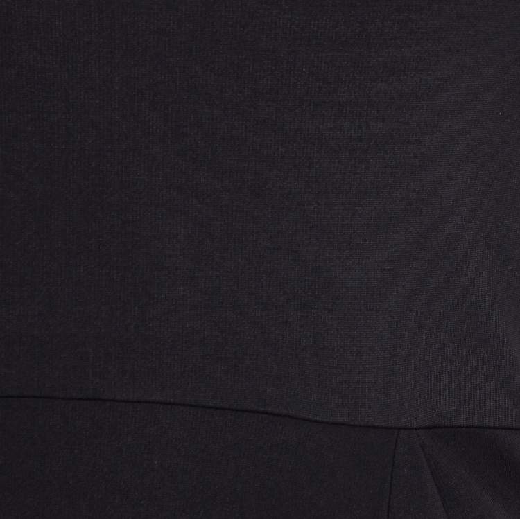 Pre Owned Gucci Black Jersey Strapless Sheath Dress S