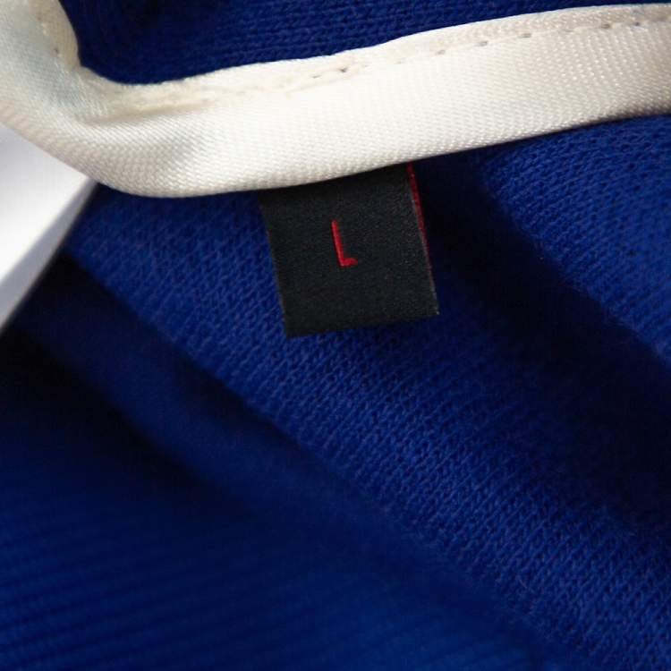 Pre Owned Gucci Multicolor Jersey Tiger Applique Detail Drop Shoulder Track Jacket L