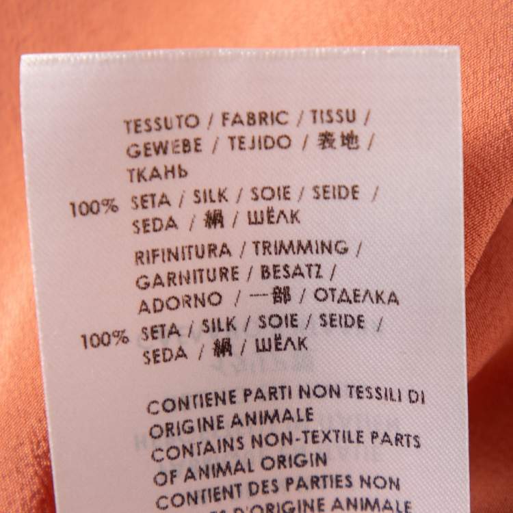 Pre Owned Gucci Pale Pink Silk Contrast Trim Detail Sleeveless Top S