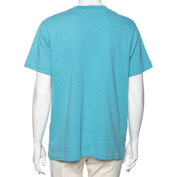 Pre Owned Gucci x Disney Blue Cotton printed Short Sleeve T-Shirt M