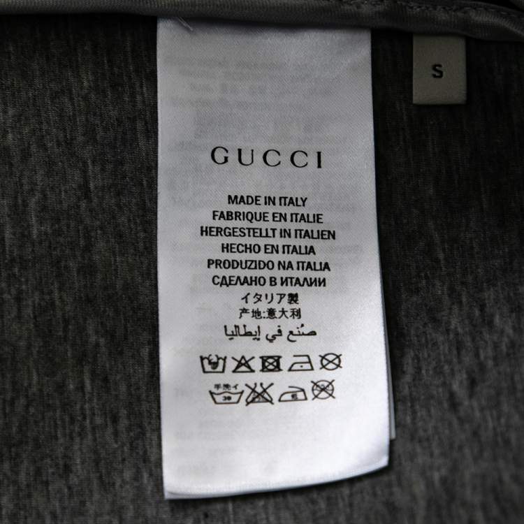 Pre Owned Gucci Black Lace Web Stripe Trimmed Scuba Sartorial Jacket & Skirt Set S/M