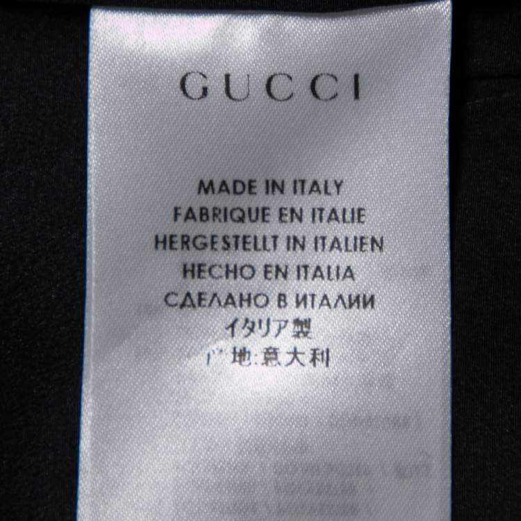 Pre Owned Gucci Black Wool Single Breasted Blazer S