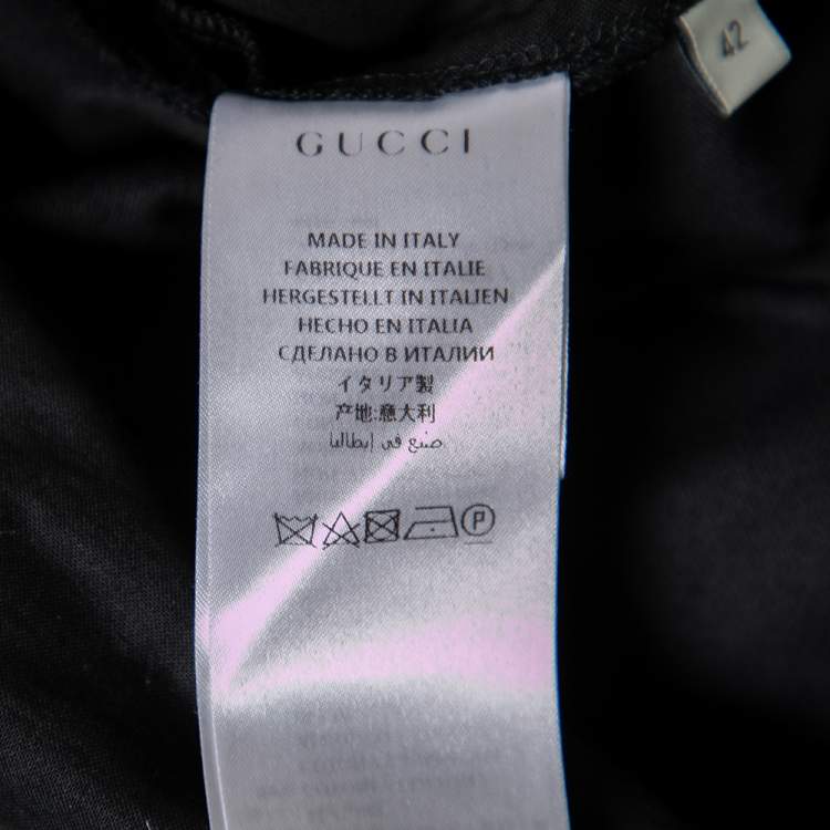 Pre Owned Gucci Black Velvet High Waisted Flared Trousers M