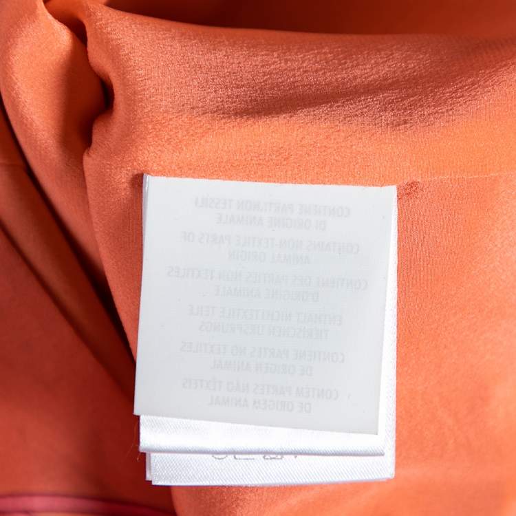 Pre Owned Gucci Floral Printed Silk Jacket M