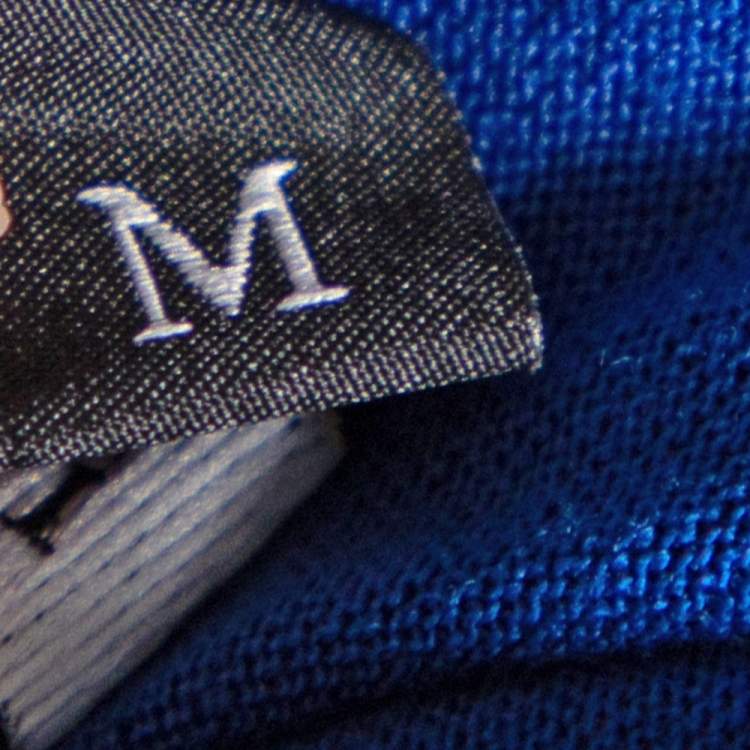 Pre Owned Gucci Yellow Silk Short Sleeve Blouse M