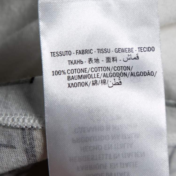 Pre Owned Gucci White Cotton Angelica Hicks Printed Limited Edition Crew Neck Top M