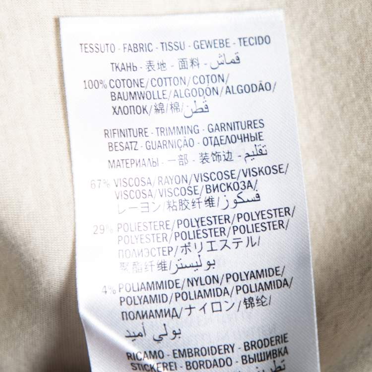 Pre Owned Gucci Multicolor Cotton Butterfly Embroidered Sweatshirt M